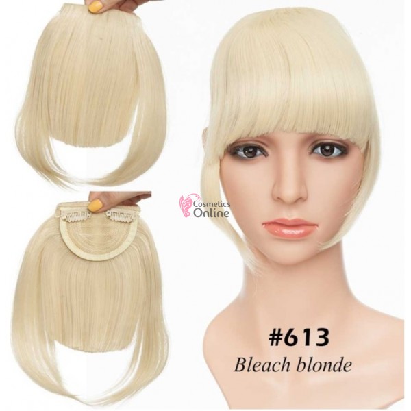 Breton cu suvite laterale din par artificial HT61388 Bleach Blonde